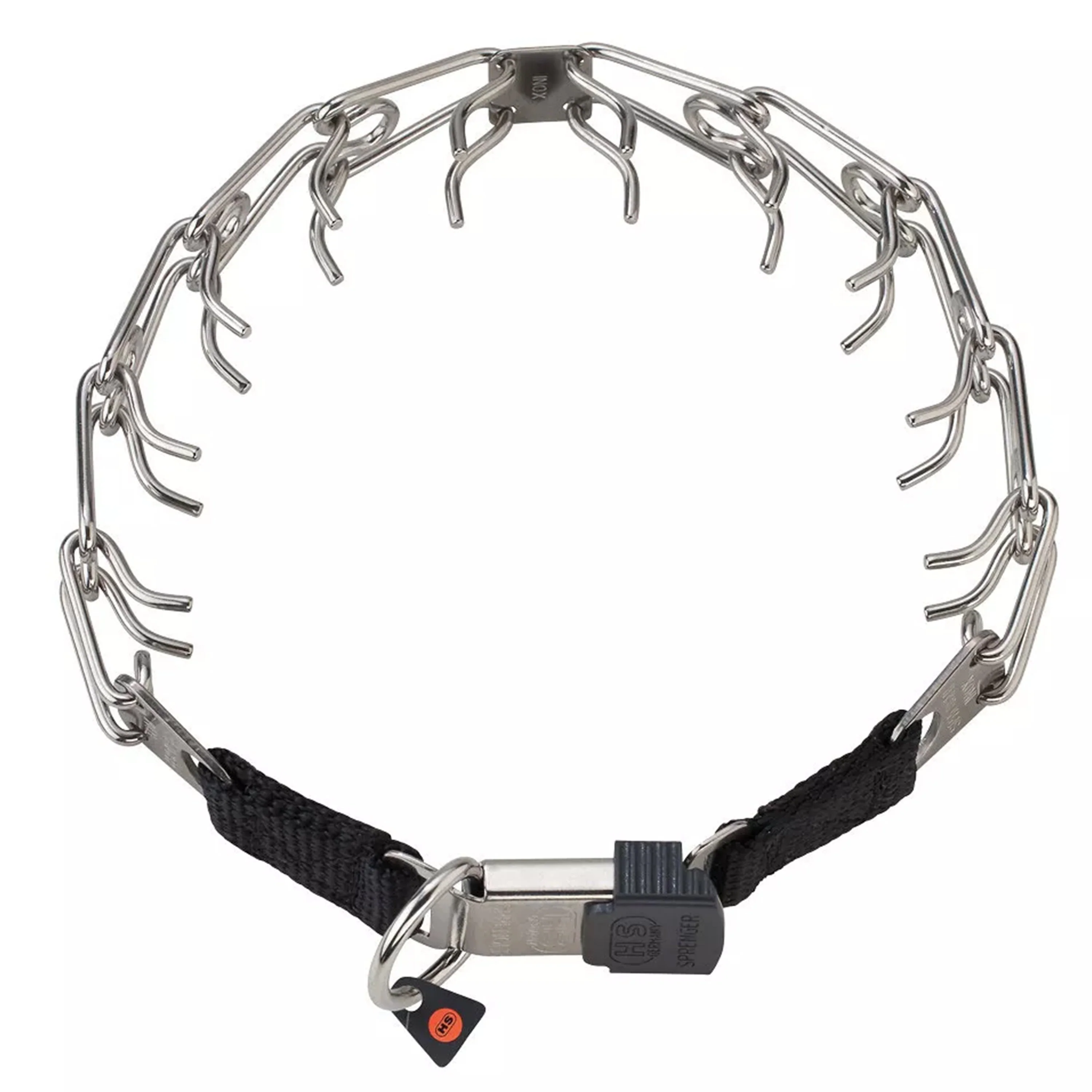Fine Crafted Herm Sprenger Ultra-Plus Dog Prong Training Collar with ClicLock 14-in Neck 2.25-mm Wide Outstanding