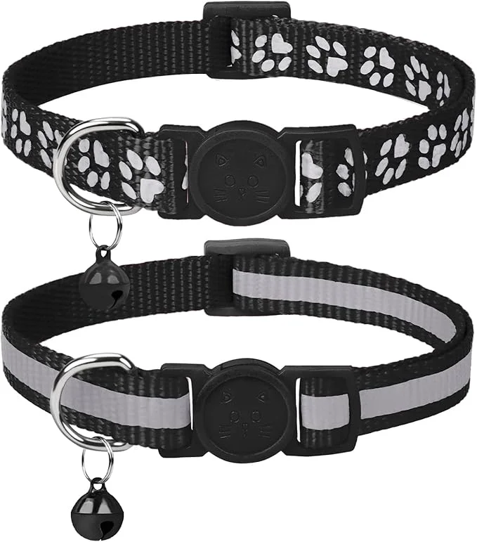 Advanced Taglory Reflective Cat Collar Breakaway Fine