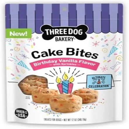 Efficient Celebration Cake Bites Soft-Baked Dog Treats and Cookies wit High-Grade
