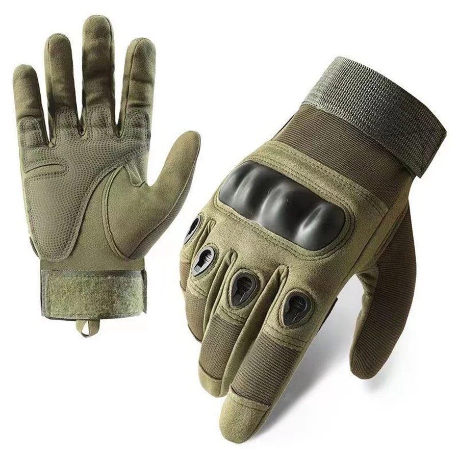 Comfortable Tactical gloves full-finger all-season outdoor mountaineering sports fitness touchscreen anti-slip wear-resistant comb High-Grade