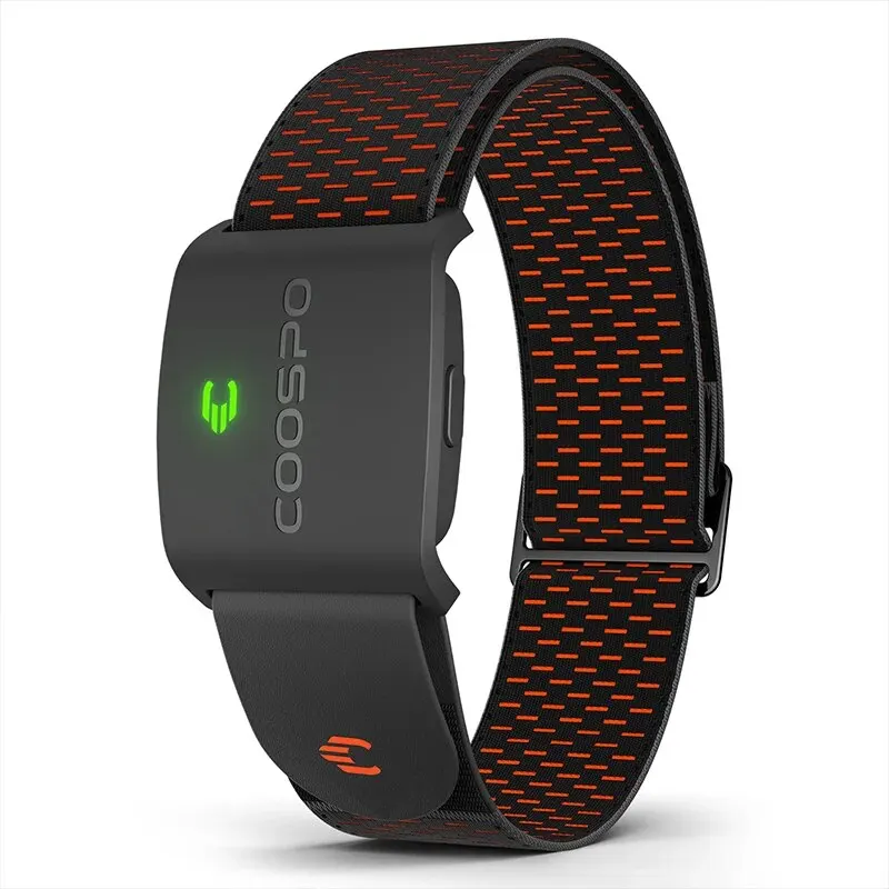 Optimized COOSPO HW9 Armband Heart Rate Monitor With HR Zones And Calorie Tracking BLE Five Point Zero ANT Plus For Peloton Zwift Long-Lasting