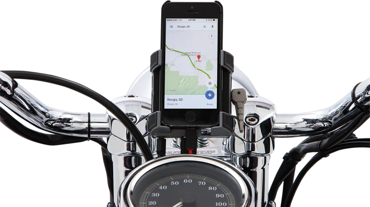 Exclusive CIRO Smartphone GPS Holder - without Charger - Chrome 50312 Effective