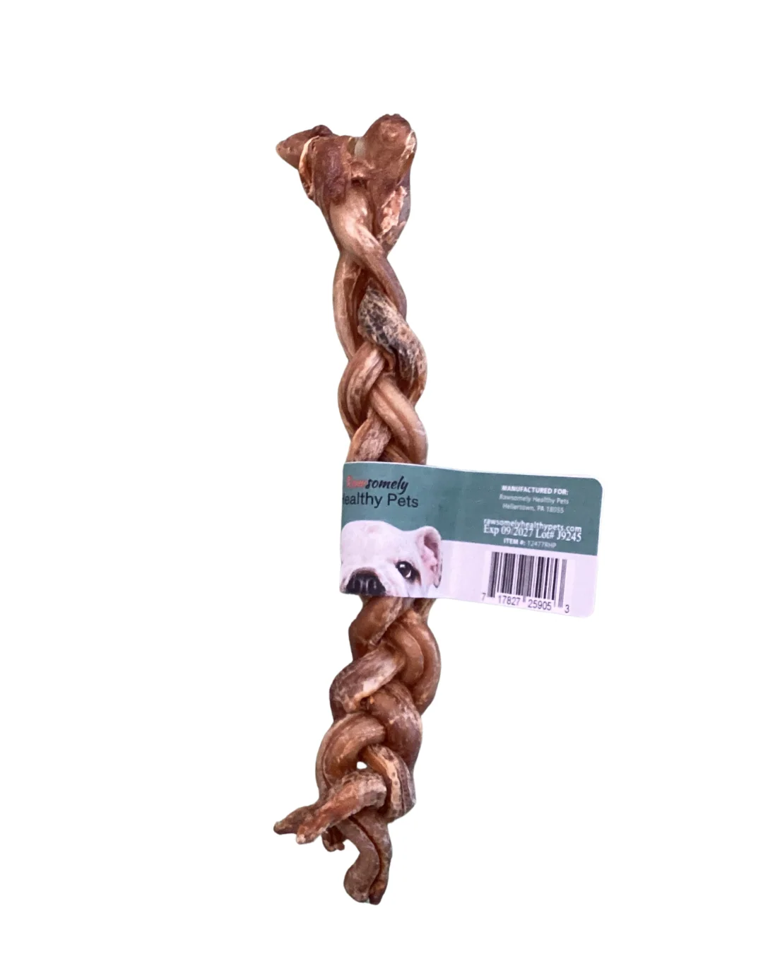 Fine RAWSOMEY HEALTHY PETS BRAIDED LAMB PIZZLE STICK User-Friendly
