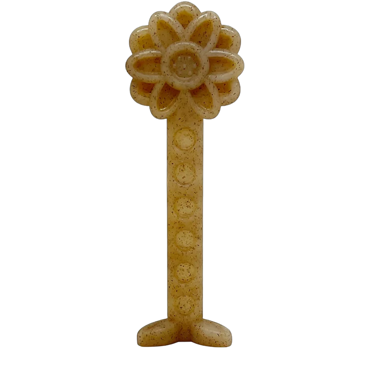 User-Friendly Flower Tower Nylon Chew Toy for Aggressive Chewers - USA Made Enrichment Toy Clean