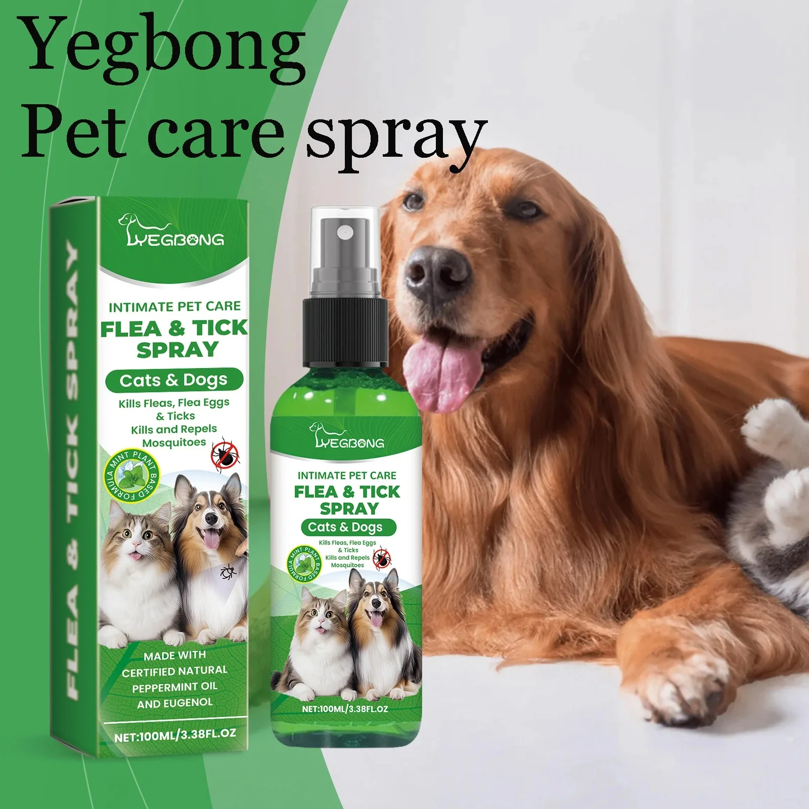 Soft Yegbong Pet Insect Repellent Spray Daily Cleaning Dirts Promote Pet Sk Classic