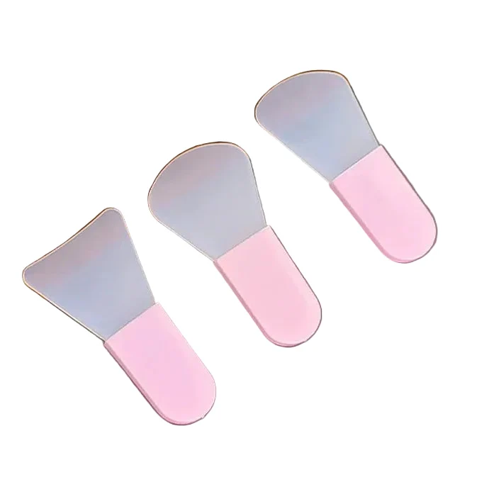 Convenient 3Pcs Silicone Facial Mask Brush Professional Mud Cream Brushes Facial SkinCare Tools Mud Film Applicator DIY Tool Beauty Salon Comfortable