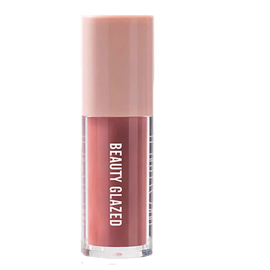 Relaxed 2pcs Set Velvet Texture Lip Makeup Matte Effect Red Brown Colors Create a Moisturizing and Natural Lip Makeup Superior