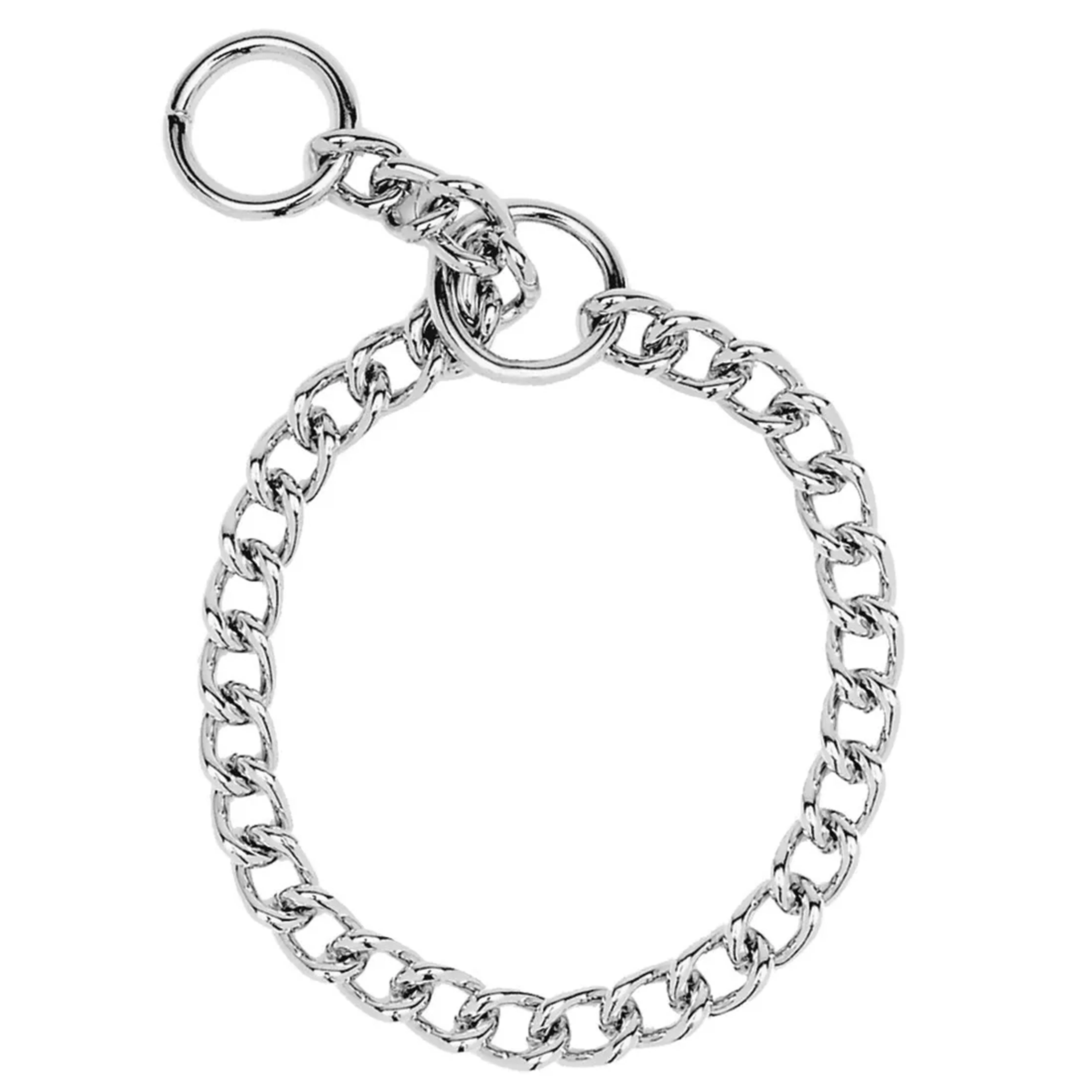 Optimized Herm Sprenger Dog Chain Training Collar 22-in Neck 3.0-mm Wide Durable