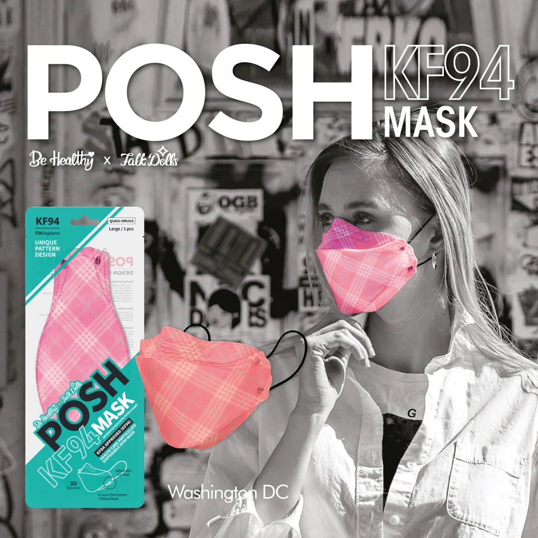Recyclable POSH KF94 Mask Washington DC B04 Responsible