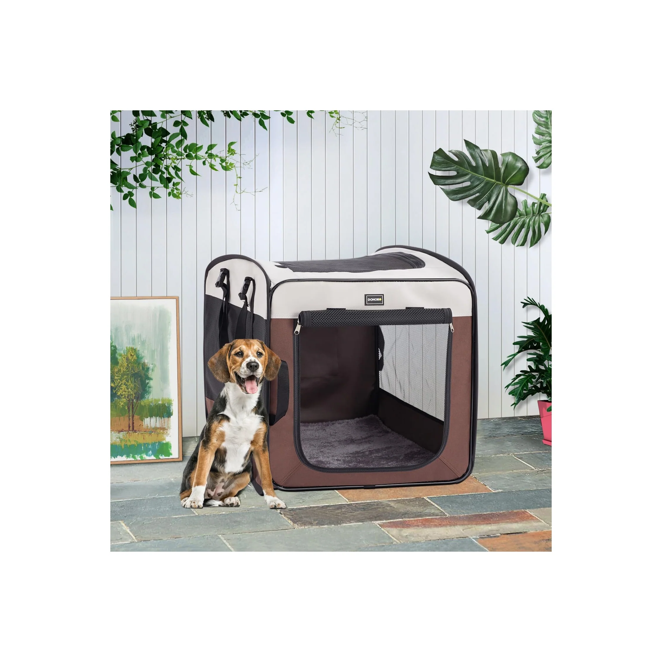 Versatile Dog Kennels and Crates for Medium Dogs Portable Pop Up Indoor Pet Cag Powerful