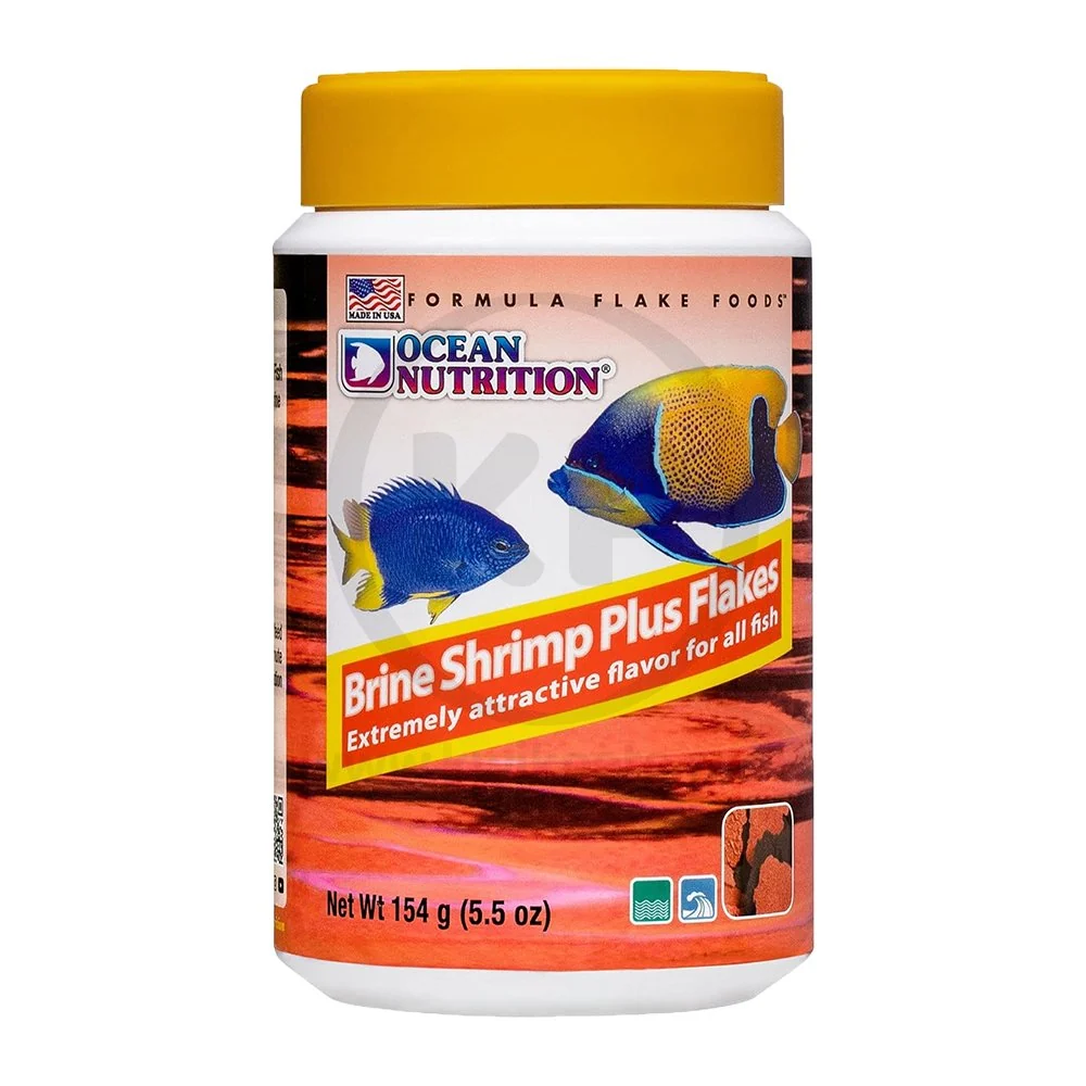 Comfortable Ocean Nutrition Brine Shrimp Plus Flakes Fish Food 5.5-oz Minimalist