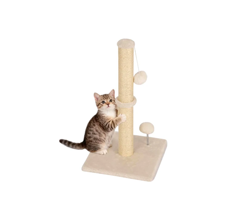 Carefully Designed Inch Cat Scratching Post Cat Scratcher Natural Sisal Rope Scratch Post Solid