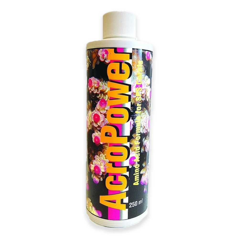 Selected Two Little Fishies Acropower Amino Acids for SPS Coral Supplement 8-oz Original Design