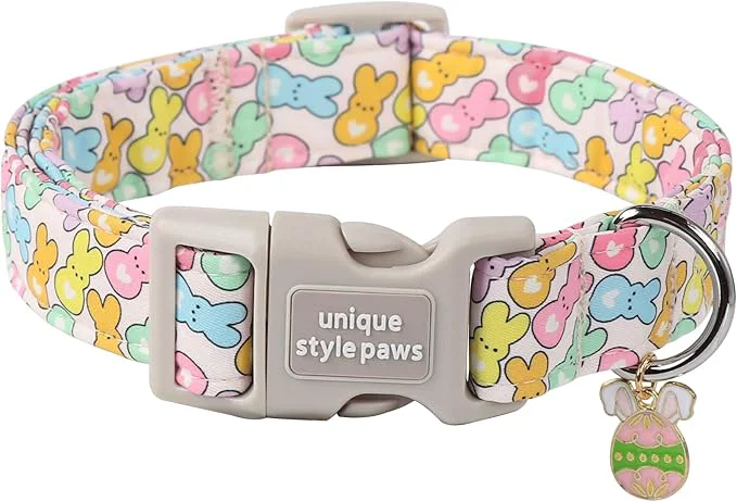 World-Class Unique style paws Easter Day Dog Collar Plastic Buckle Collar Reliable