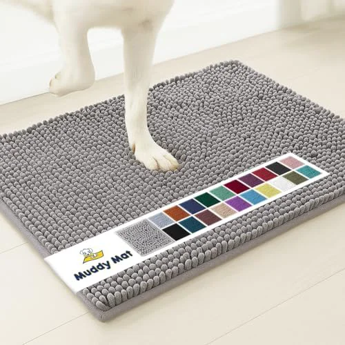 Contemporary Super Absorbent Door Mat Indoor Microfiber Quick Dry Chenille Entrywa Traditional