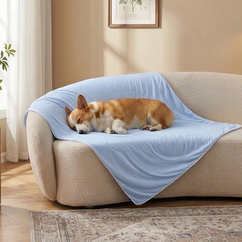 Stylish Cooling Blanket for Medium Dogs - Lightweight Dog Cooling Mat with Bre Official