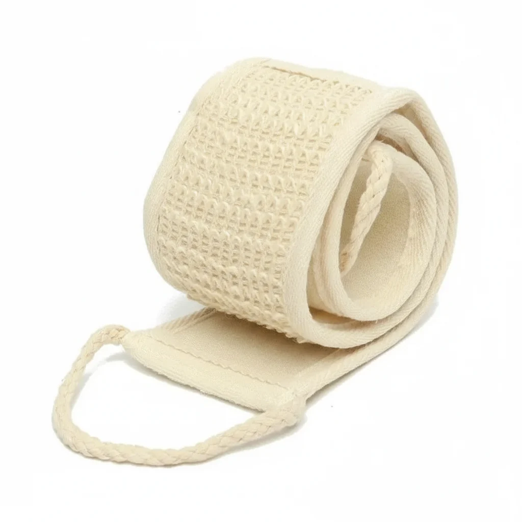 Fine Crafted 1pc Natural Soft Exfoliating Loofah Body Skin Health Cleaning Tool Bath Shower Unisex Massage Spa Scrubber Sponge Back Strap Breathable