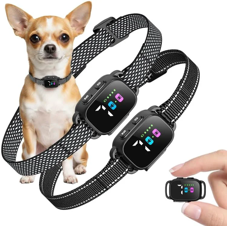 Classic Anti Bark Collar for Small Dogs 2 Pack No Shock Bark Collar with Beep Enhanced