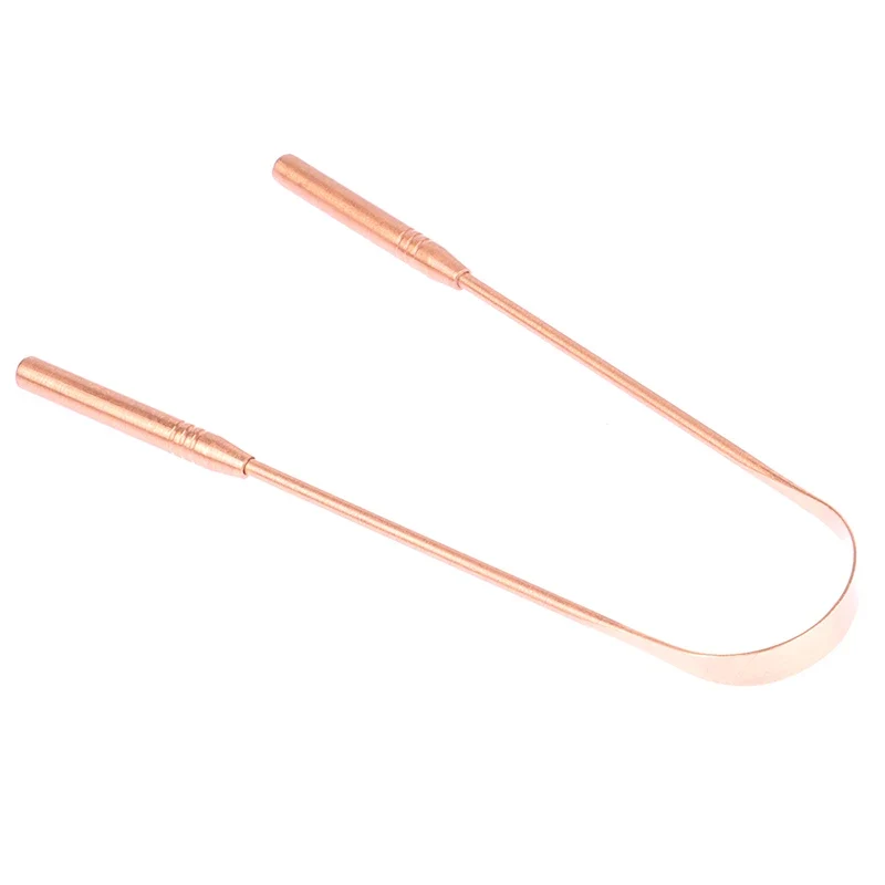 Premium ●1PCS Copper Tongue Scraper Men Women Toothbrush Dental Oral Care Hygiene Health Care Tool Cleaner Scraper Excellent