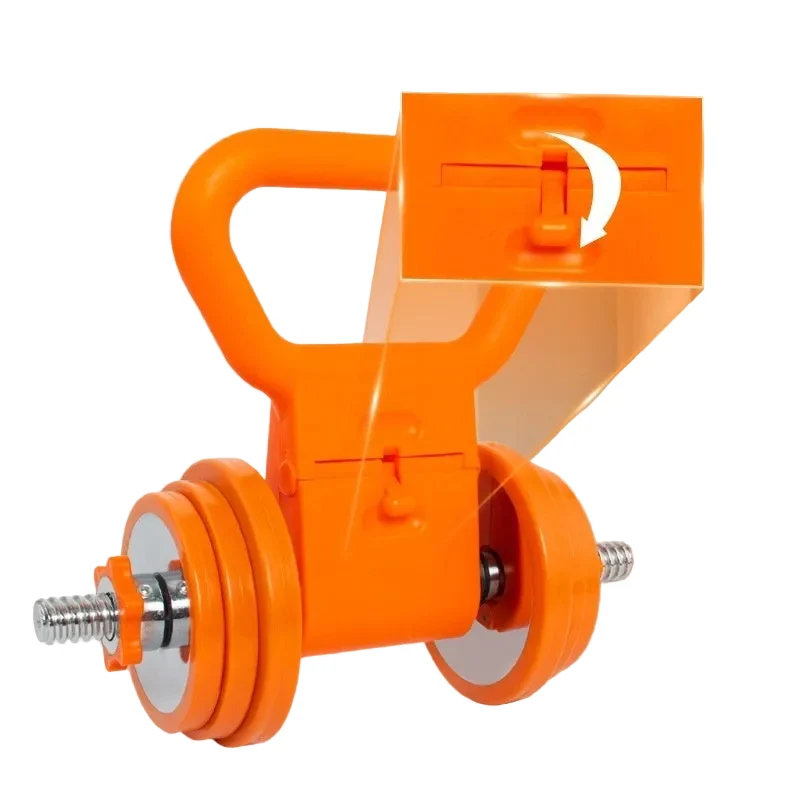 Next-Generation Fitness Kettlebell Dumbbell Handle With One Hole Plate Grip Clamp For Weight Training Equipment Convenient