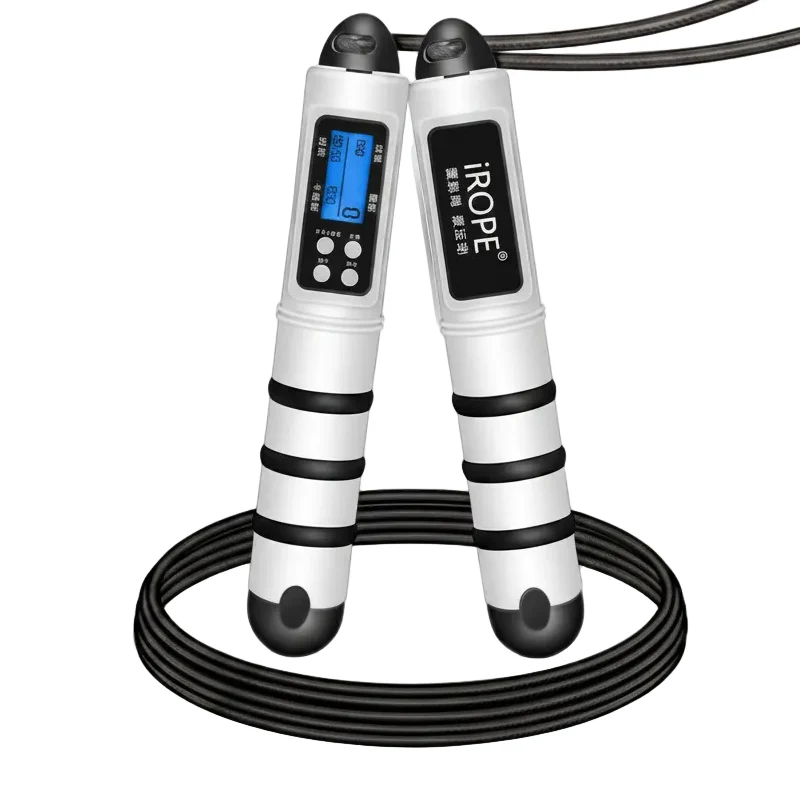 Easy-to-Use Digital Counter Skipping Rope For Kids And Adults Unisex PVC Wire Jump Rope For Fitness Professional