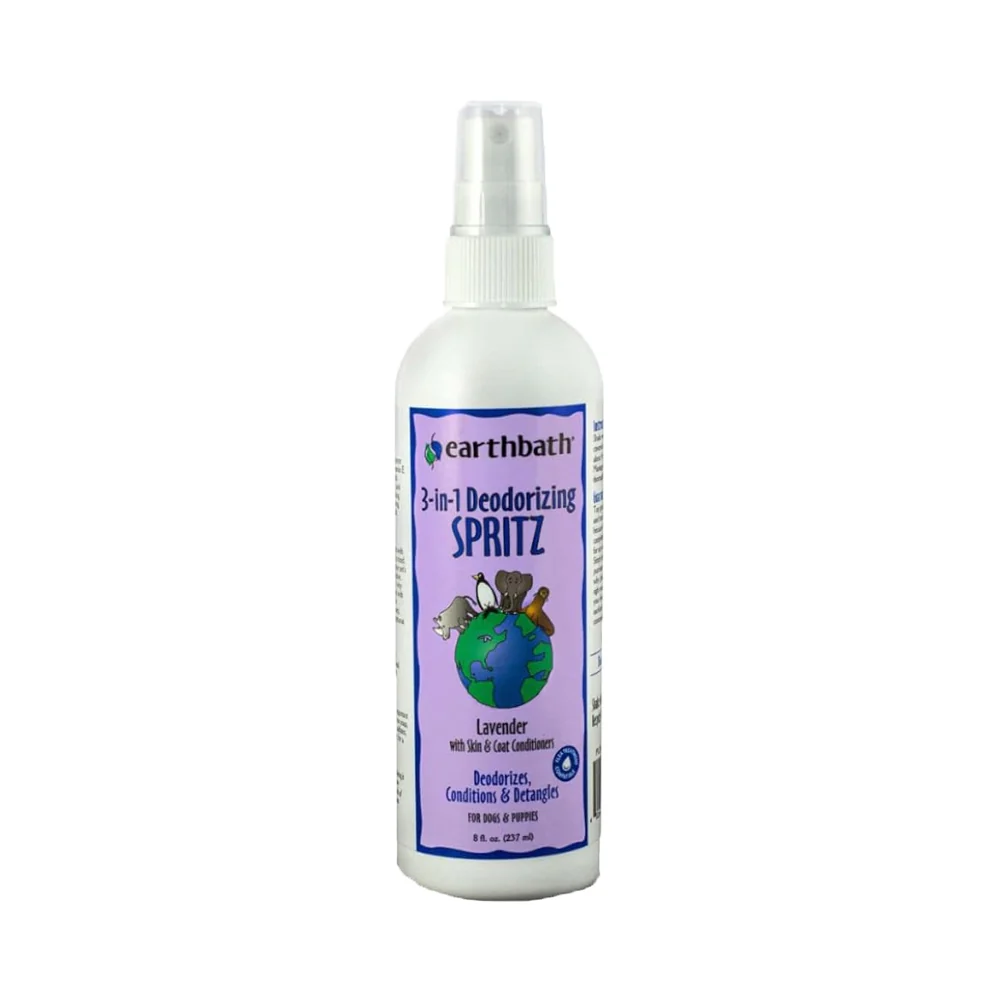 Pure Earthbath 3-in-1 Deodorizing Spritz for Dogs Lavender 8-oz Verified