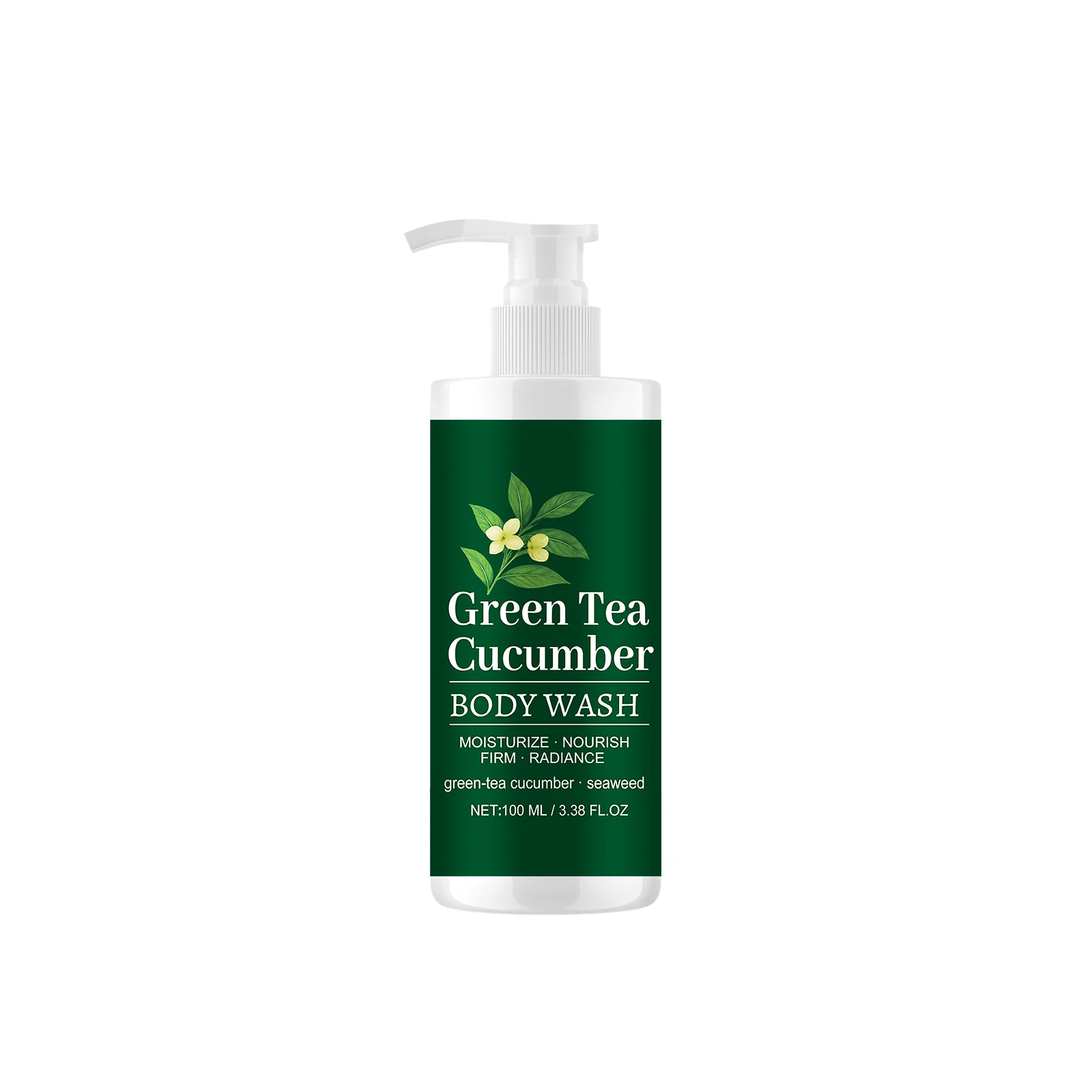 World-Class Hydrating Cucumber Tea Seaweed Extract Shower Gel Quality