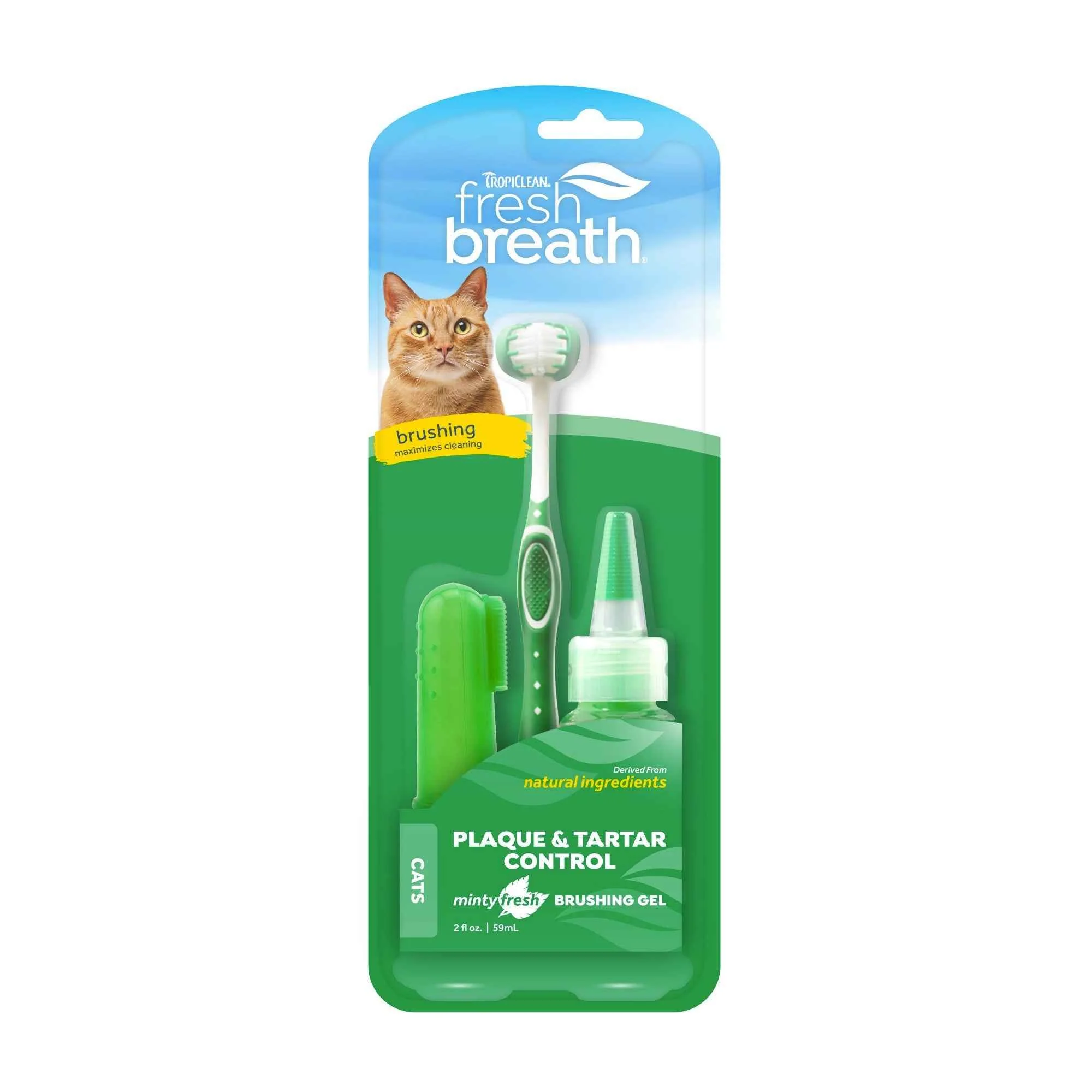 Effective Tropiclean - Dental Care Kit - Cat Secure