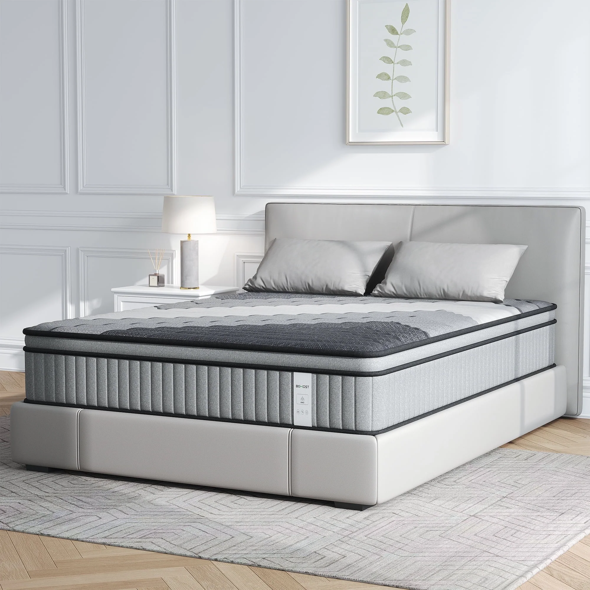 Eco-Friendly Behost 10 Medium Soft Memory Foam Mattress King Mattress Sustainable