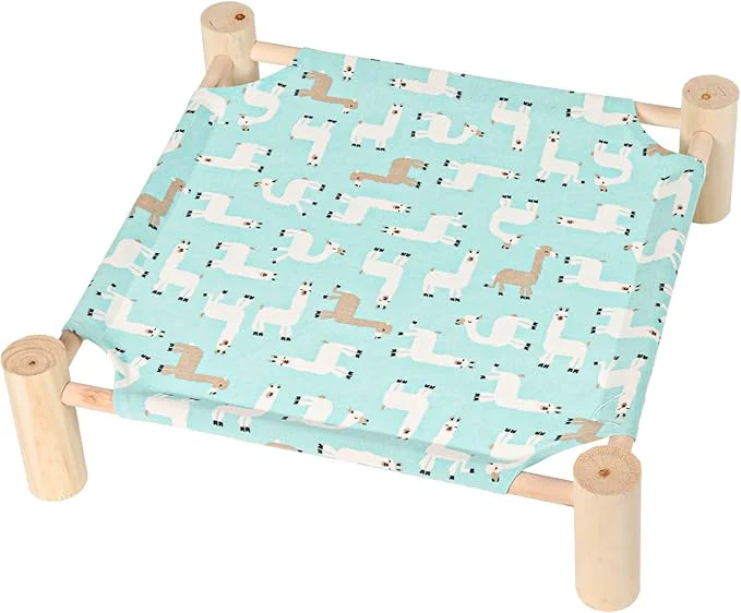 Fast Patas Lague Cat and Dog Hammock Bed for Small Dogs Brethable Wooden Cat Pet Rabbit d Cooling Outdoor Bed Cots Furniture for All Seasons AlpacaAbout ThisOverview World-Class