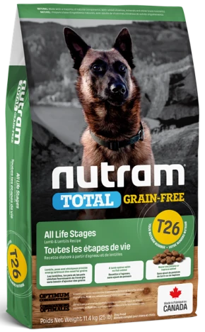 Superior Nutram Total Grain- T26 - Lamb and Lentils Dog Food Nutram Total Grain- T26 - Lamb and Lentils Dog Food Premium Material