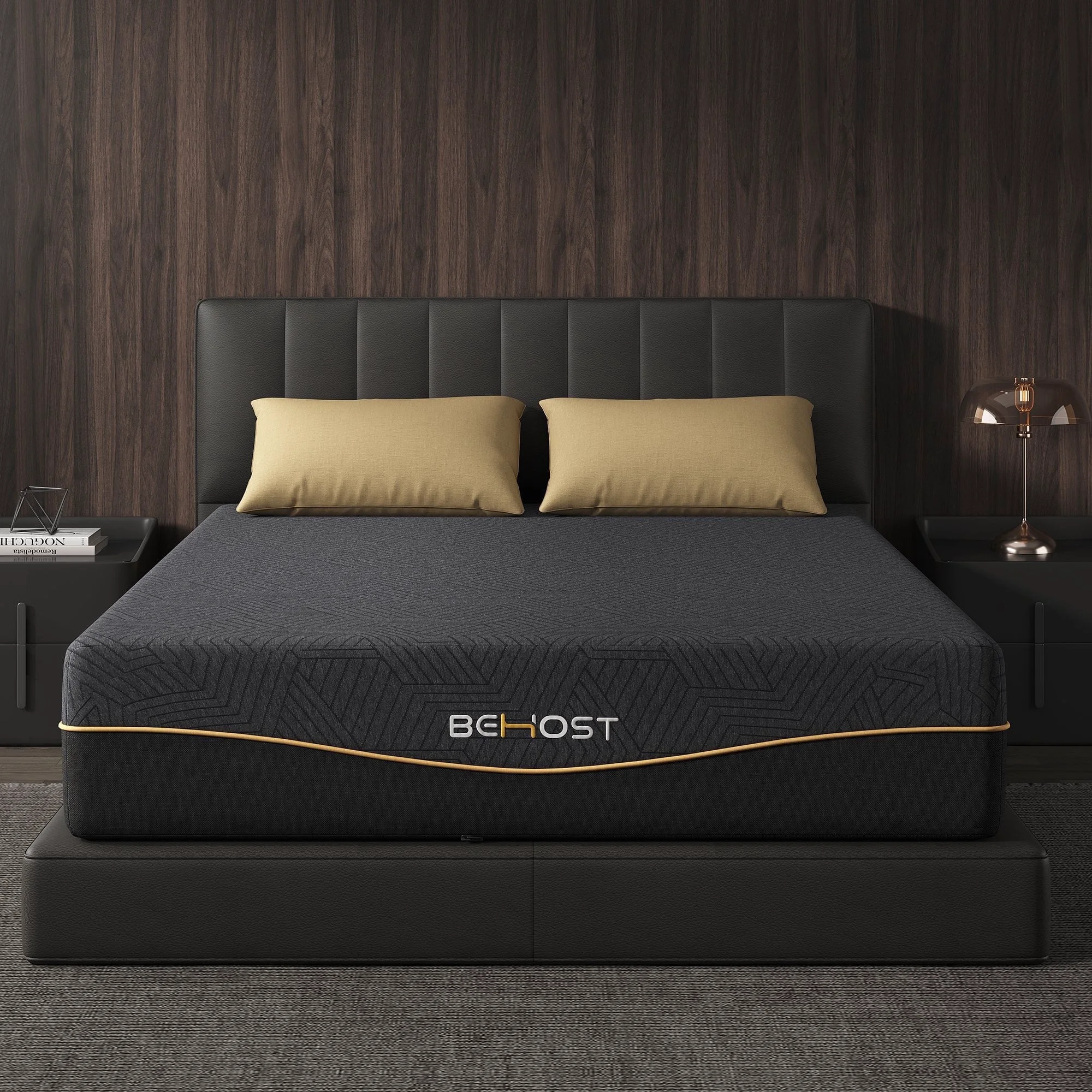 Carefully Designed 8 inch Breathable Cooling Gel Memory Foam Mattress Full Size Fiberglass- CertiPUR-US Full Mattress in a Box Medium Firm for All-Night Comfort Contemporary