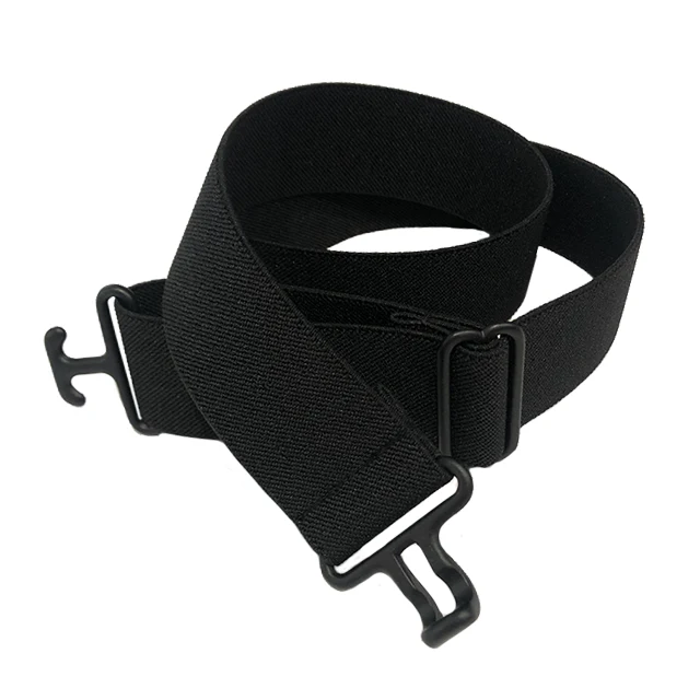 Exceptional Thin Black Black Elastic Belt Premium