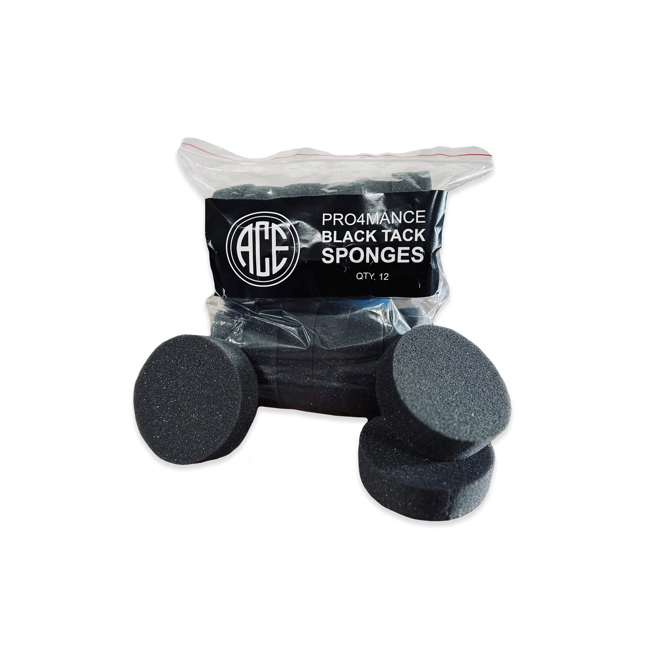 Elite PRO4MANCE Black Tack Sponges Qty. 12 Top-Quality