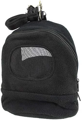 Certified Kucci Carry Pouch - Fleece Travel Bonding Carrier Bag - for Sugar Gliders Squirrels Marmosets Hamsters Rodents Rats Reptiles Other Small Pets Regular Original