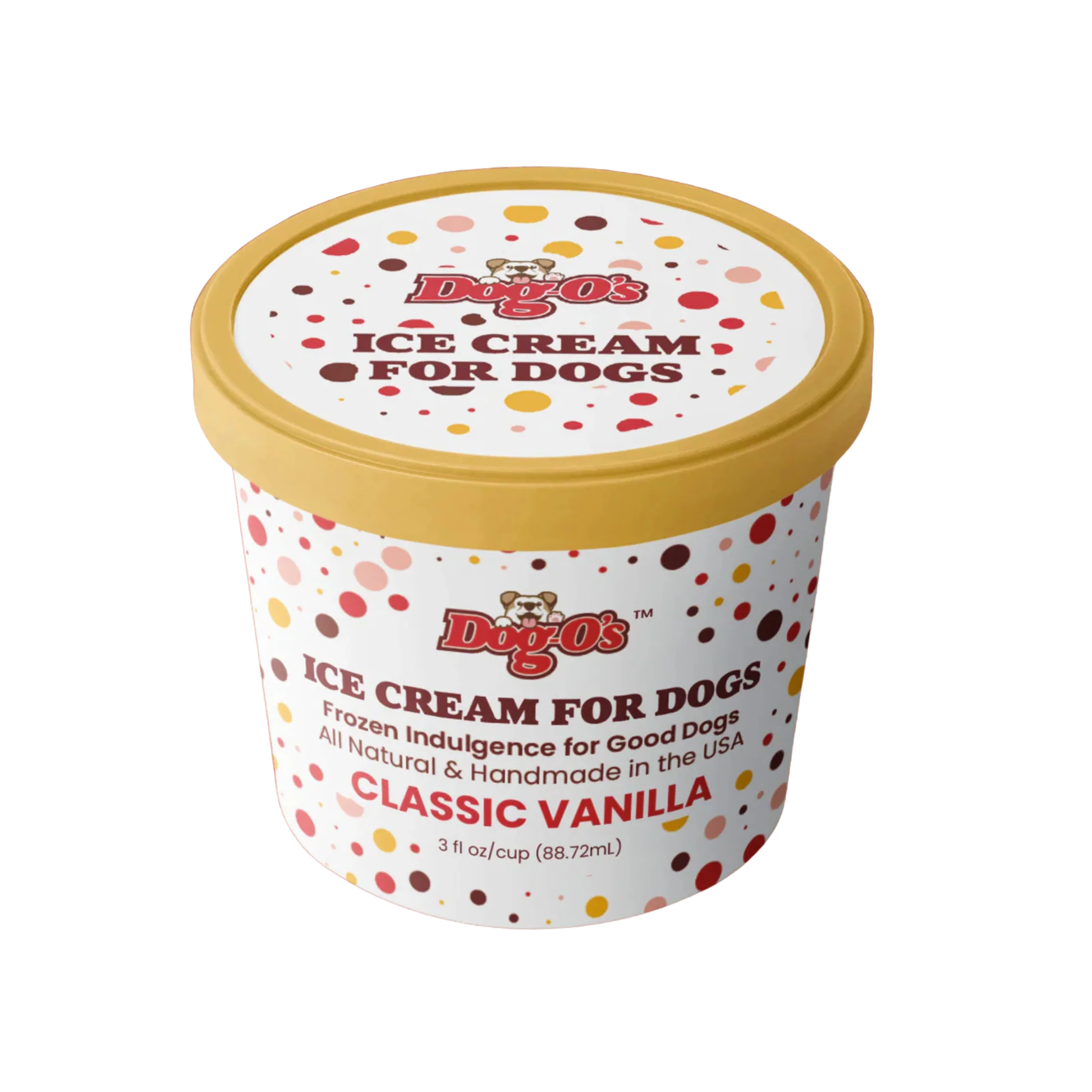 Specialty Big O's Classic Vanilla Ice Cream for Dogs Official