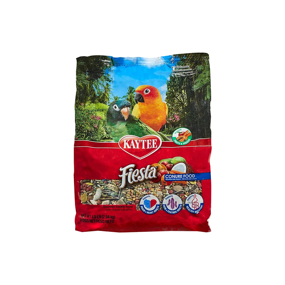 Easy-to-Use Kaytee Fiesta Conure Food 4.5-lb Sophisticated