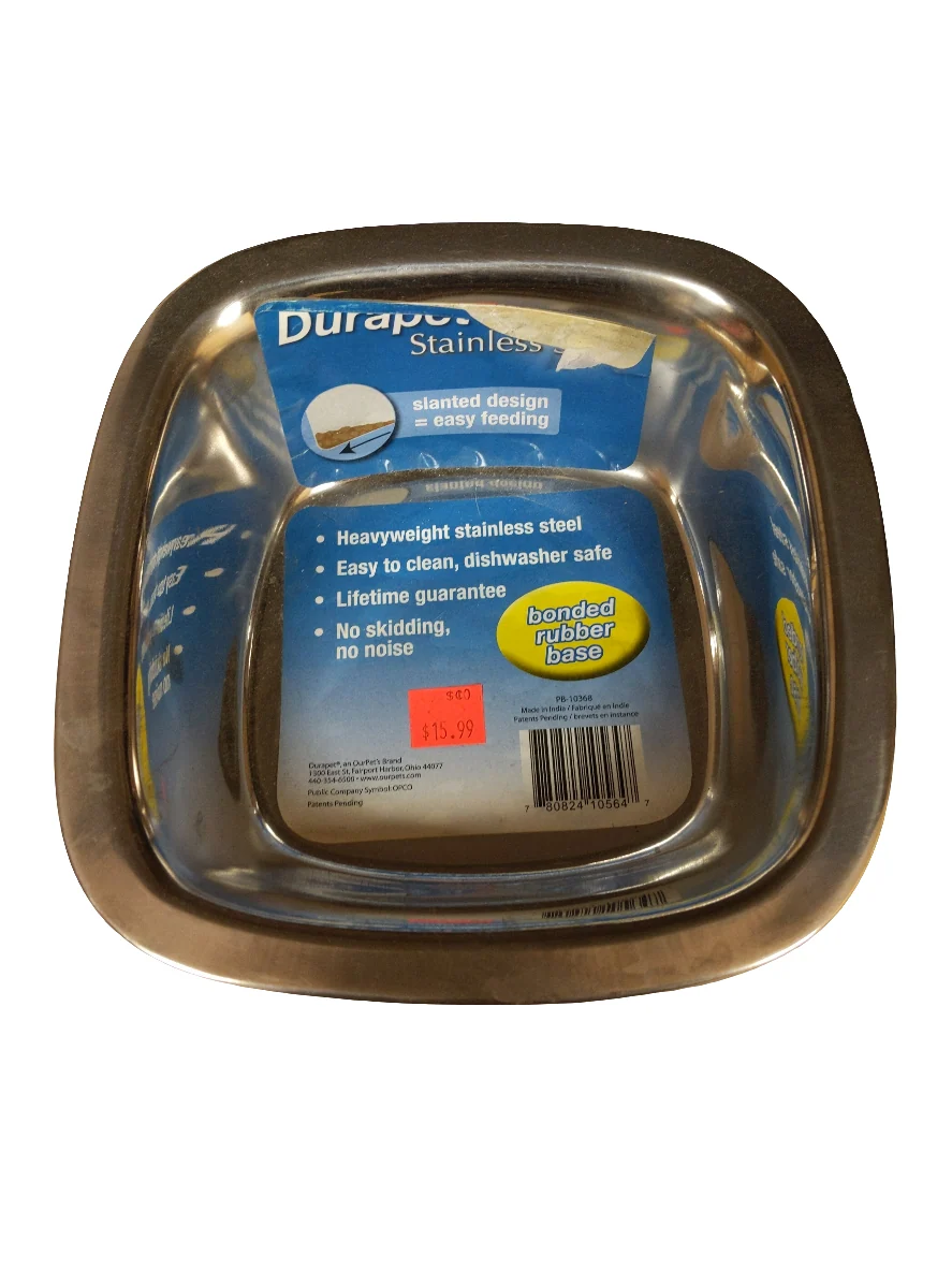 Quality Durapet - SS Square Non Skid M Superior