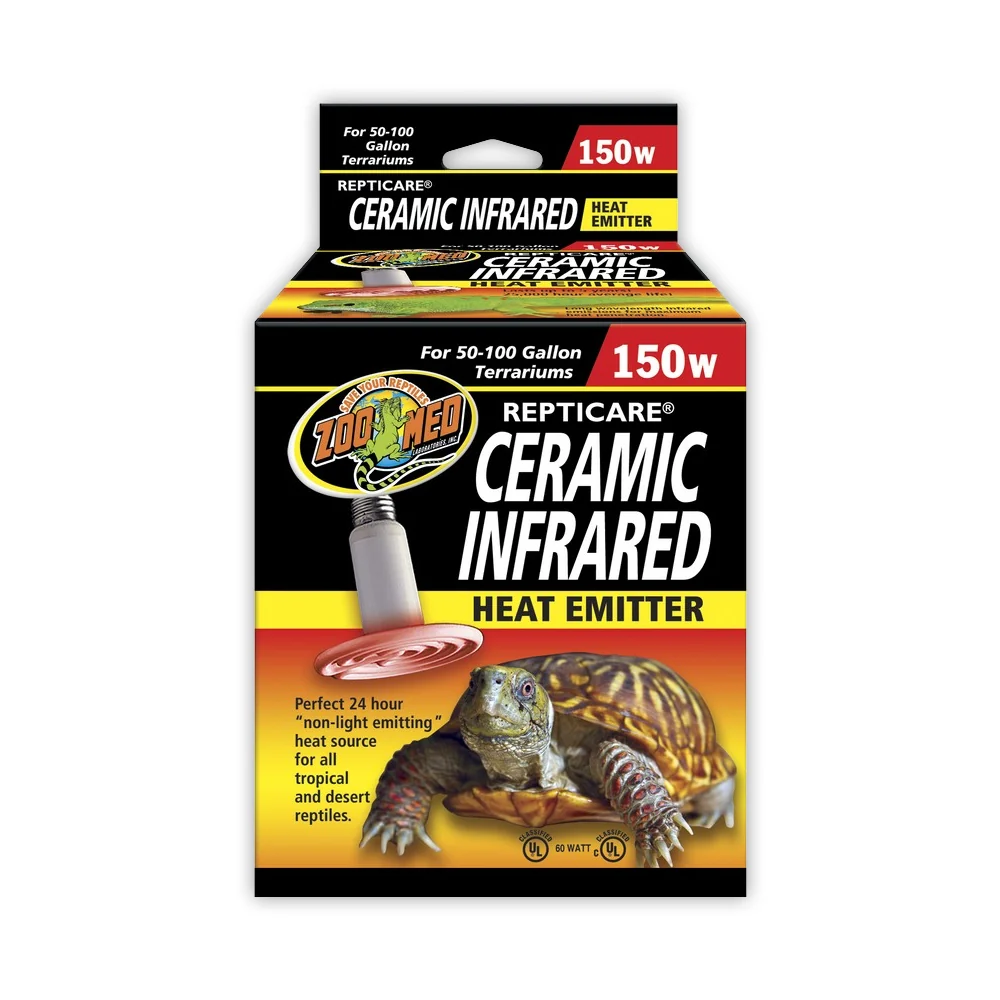 Convenient Zoo Med ReptiCare Ceramic Infrared Heat Emitter 150W Expertly Made