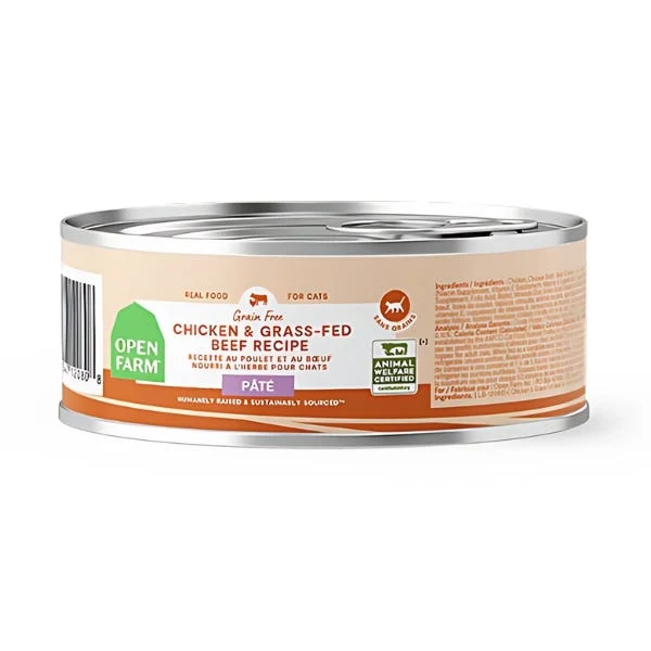 Secure Open Farm Chicken Grass-Fed Beef Pate Wet Cat Food Open Farm Chicken Grass-Fed Beef Pate Wet Cat Food Original Design