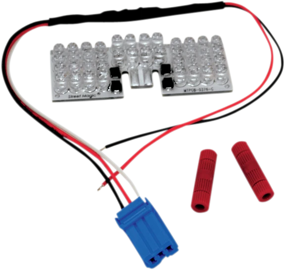 Verified Custom Dynamics LED Fender Tip Boards - Red Dual-Intensity GEN-FT-R-D Functional