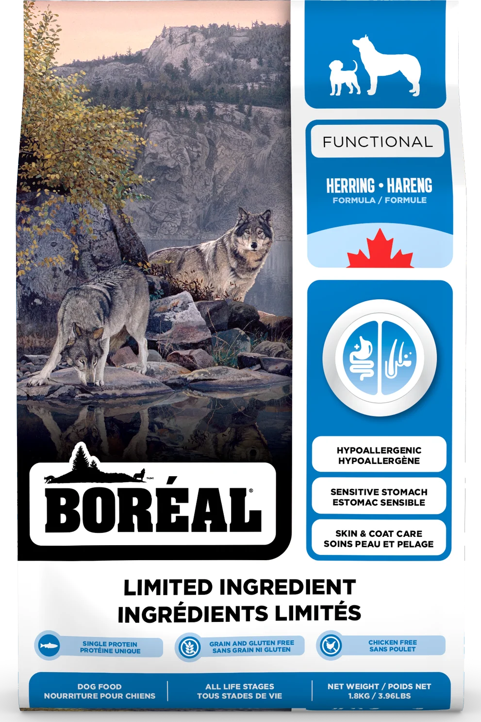 Natural Bo Functional Limited Ingredient Herring Dog Food Bo Functional Limited Ingredient Herring Dog Food Efficient