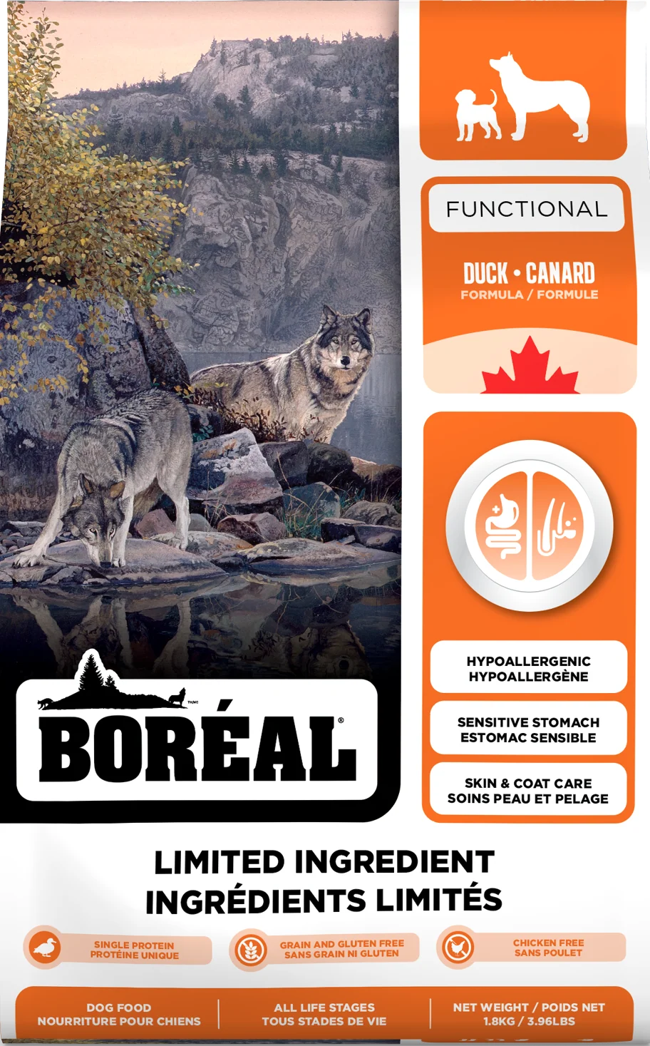 Elegant Bo Functional Limited Ingredient Duck Dog Food Bo Functional Limited Ingredient Duck Dog Food Reusable