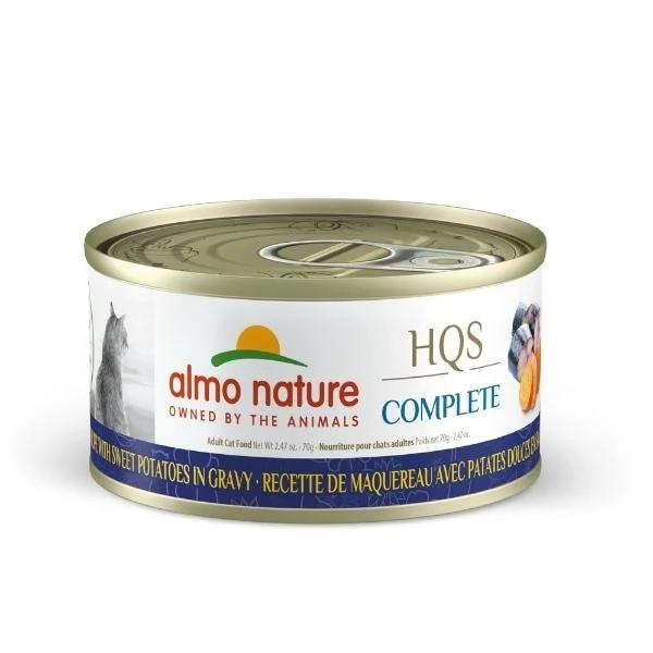 Carefully Designed Almo Nature HQS Complete - Mackerel with Sweet Potatoes in Gravy - Wet Cat Food Almo Nature HQS Complete - Mackerel with Sweet Potatoes in Gravy - Wet Cat Food Relaxed