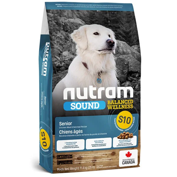 Clean Nutram Sound Balanced Wellness S10 - Chicken Meal and Oatmeal Recipe - Senior Dog Food Nutram Sound Balanced Wellness S10 - Chicken Meal and Oatmeal Recipe - Senior Dog Food Green