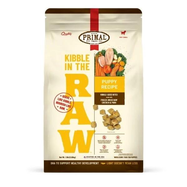 Dependable Primal Kibble In The Raw Puppy Food - Chicken Pork Recipe Primal Kibble In The Raw Puppy Food - Chicken Pork Recipe Traditional