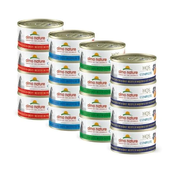 Premium Almo Nature HQS Variety Pack - Chicken and Fish - Wet Cat Food Almo Nature HQS Variety Pack - Chicken and Fish - Wet Cat Food Elegant