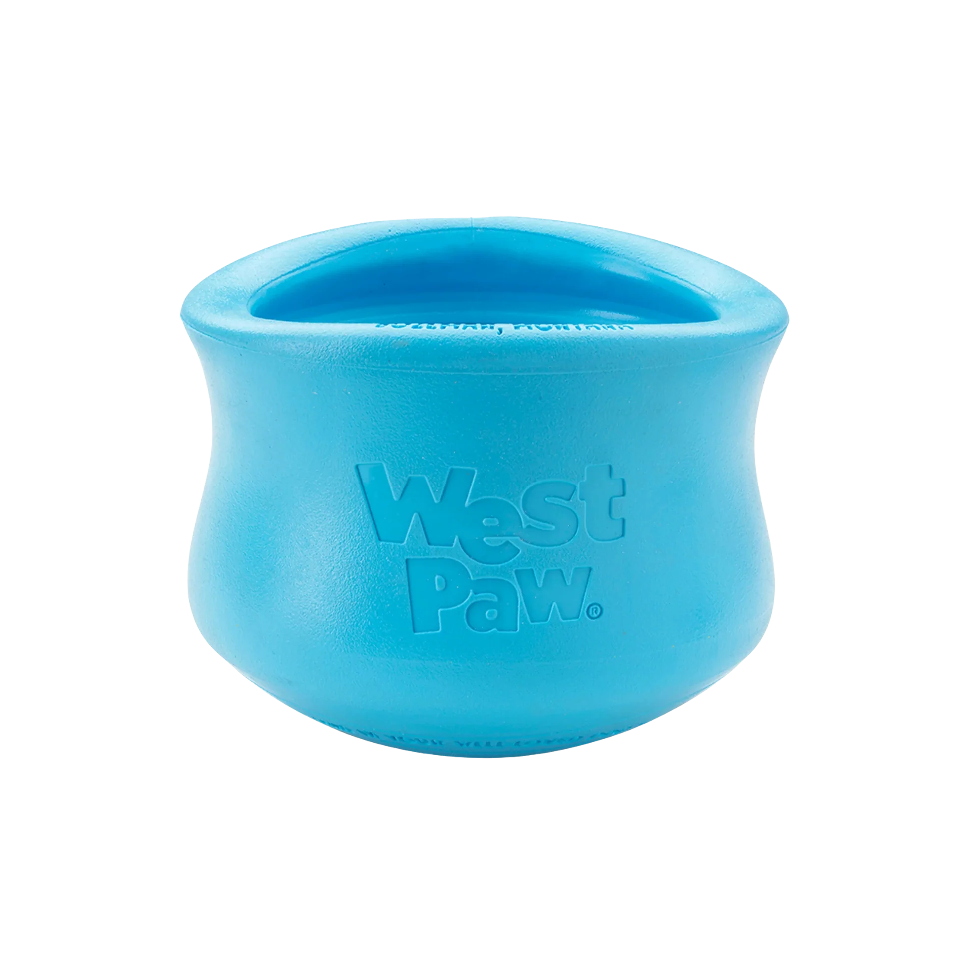 Dependable West Paw Aqua Blue Topple Enrichment Toy Lightweight
