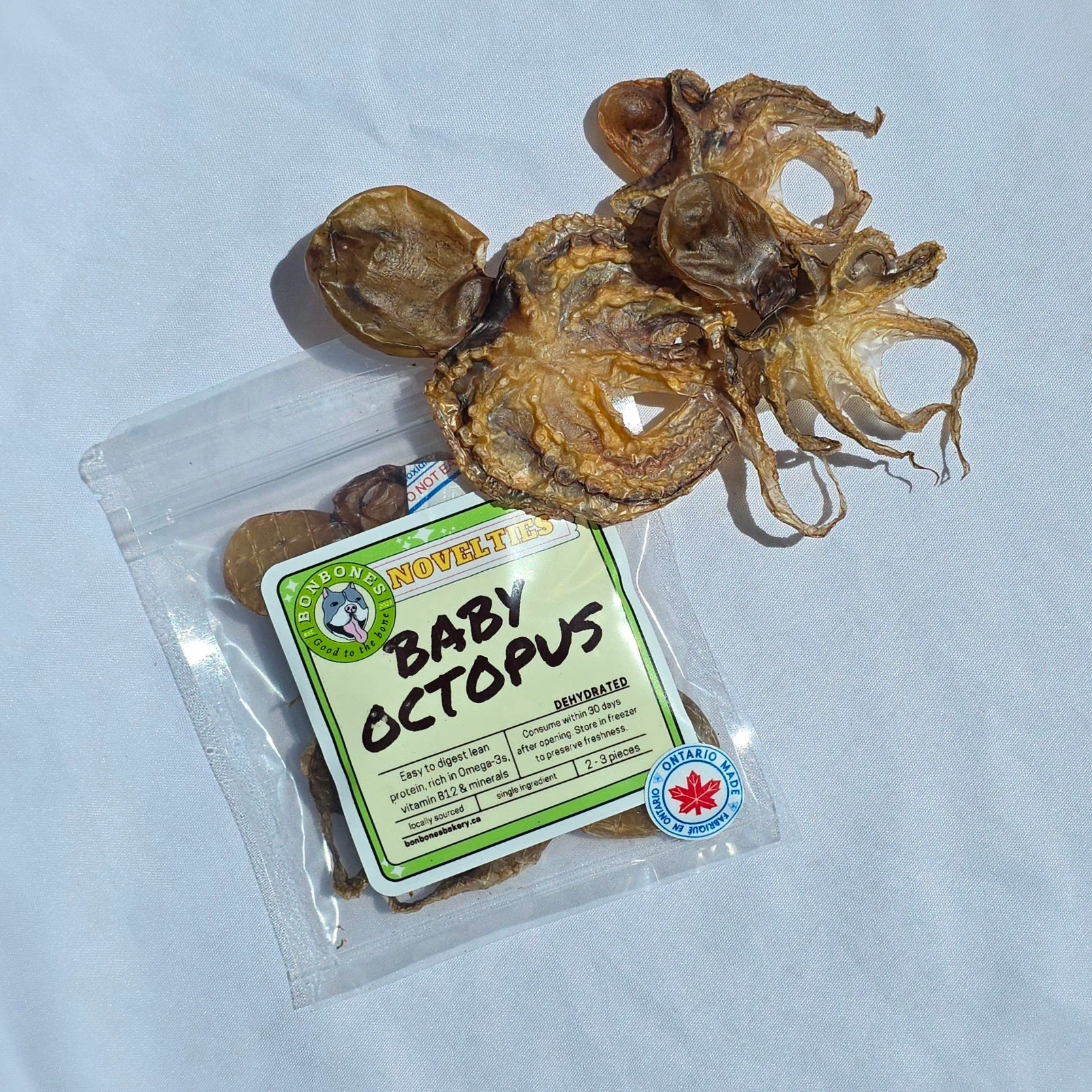 Easy-to-Use BonBones Baby Octopus Novelty Protein Dog Treats BonBones Baby Octopus Novelty Protein Dog Treats Elite