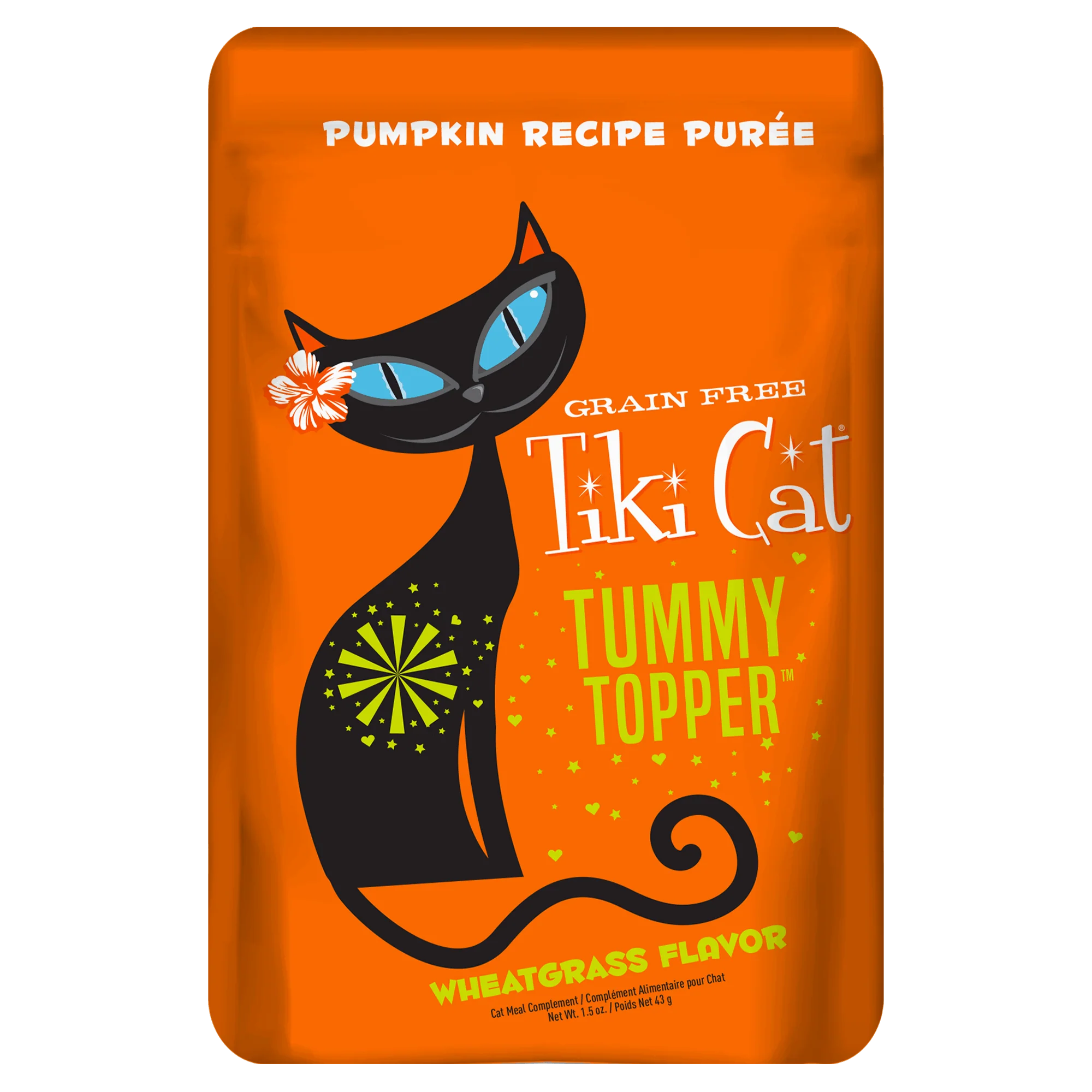 Organic Tiki Cat Tummy Topper Pumpkin Puree and Wheatgrass Tiki Cat Tummy Topper Pumpkin Puree and Wheatgrass Practical